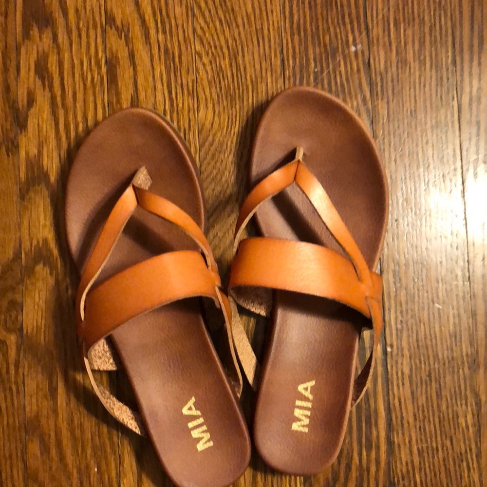 New MIA sandals, never worn!  Super cute and comfortable.